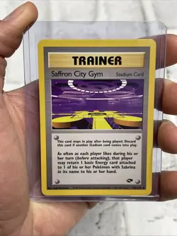Saffron City Gym 122/132 Gym Challenge-Unlimited - Vintage - NM Pokemon Card TCG - Image 1