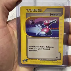 Pokemon English Pokemon Switch - 157/165 - Common Expedition Nintendo LP Card - Image 1