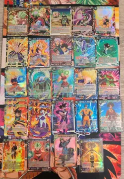 RARE Pre Release Gold Stamped (26 Foil Card Lot) Dragon Ball Super Masters CCG - Image 1