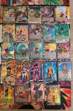 RARE Pre Release Gold Stamped (26 Foil Card Lot) Dragon Ball Super Masters CCG - Image 3