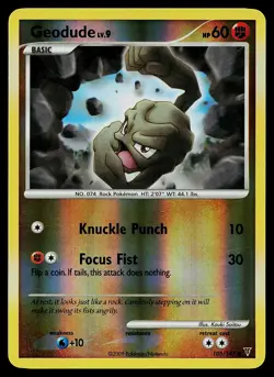 Pokemon Card - Geodude Supreme Victors 105/147 Common Reverse Holo - Image 1