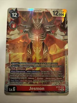 Digimon Card Game Jesmon BT23-013 SR Super Rare BT23 Hackers Slumber - Image 1