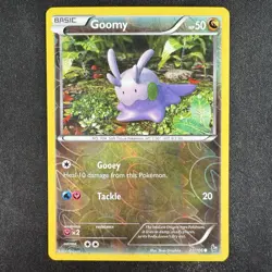 Pokemon TCG Goomy XY Flashfire 72/106 Reverse Holo Common Card - Image 1