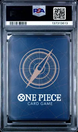 2025 ONE PIECE OP10-111 PREMIUM CARD COLLECTION VOL 1 MONKEY D LUFFY PSA 10 - Image 2