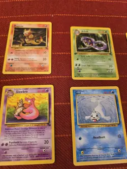 9 Pokemon Card Lot Uncommon Collection Base Set Etc Pokemon Trading Card Game - Image 2