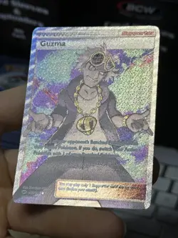 Guzma 143/147 Burning Shadows 2017 Full Art Holo Pokemon Card TCG - Image 5