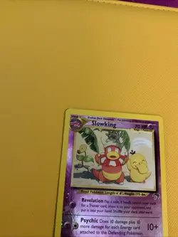 Pokemon Slowking 14/18 Southern Islands Reverse Holo Card WITH SWIRL - Image 4