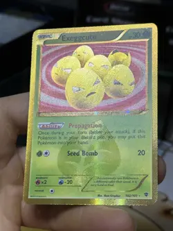Exeggcute 102/101 Plasma Blast 2013 Secret Rare Holo Pokemon Card TCG - Image 5