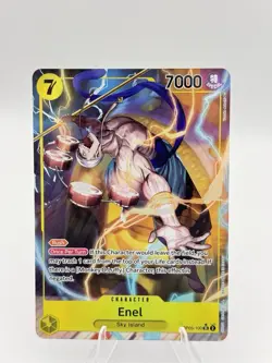 Enel OP05-100 SR One Piece TCG Card Awakening of the New Era ALT ART Eng - Image 4