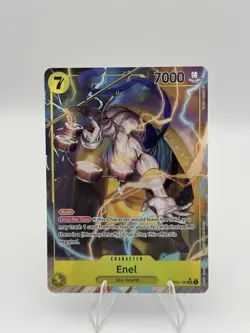 Enel OP05-100 SR One Piece TCG Card Awakening of the New Era ALT ART Eng - Image 5