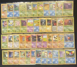 Pokemon Tcg Vintage WOTC card Lot (45 LP) Base, Fossil, Jungle, Rocket, - Image 1