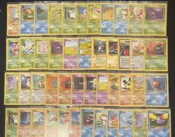 Pokemon Tcg Vintage WOTC card Lot (45 LP) Base, Fossil, Jungle, Rocket, - Image 2