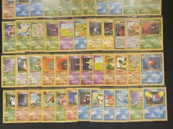 Pokemon Tcg Vintage WOTC card Lot (45 LP) Base, Fossil, Jungle, Rocket, - Image 4
