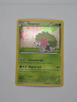 SHAYMIN XY188 HOLO PROMO BLACK STAR POKEMON CARD LP - Image 1