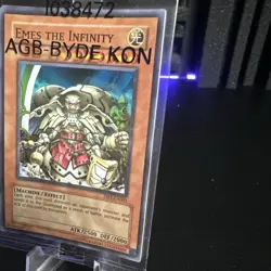 SEALED Yu-Gi-Oh! TCG Emes the Infinity Promotional Cards DBT-EN001 SUPER RARE - Image 3