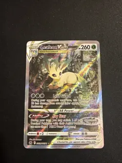 Pokemon TCG Leafeon VSTAR GG35/GG70 Crown Zenith: Galarian Gallery Holo Card - Image 1