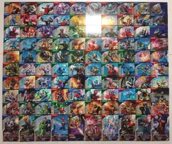 Lot of 100 Japanese Kamen Rider Battle: GANBA LEGENDS Normal & Rare Card Set - Image 1