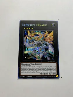Yu-Gi-Oh! PRISMATIC SECRET RARE CARD EXOSISTER MIKAILIS MP23-EN256 1ST NM - Image 1