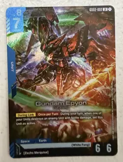 Gundam Card Game / Dual Impact: Gundam Epyon - Legend Rare - Holofoil - Image 2