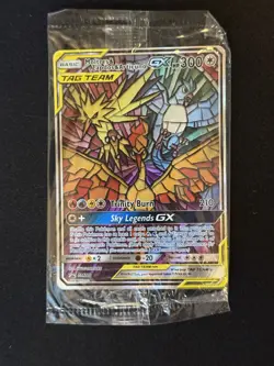 Moltres & Zapdos & Articuno GX SM210 - SEALED Black Star PROMO Pokemon TCG Card - Image 1