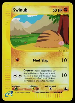 Pokemon Card - Swinub Skyridge 108/144 Common Reverse Holo - Image 1