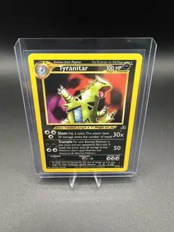 Tyranitar Non Holo Rare 31/75 Neo Discovery Set Vintage Pokemon Card NM - Image 2