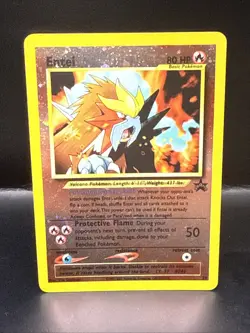 Pokemon Card - Entei #34 Black Star WOTC Movie Promo Reverse Holo C - Image 2