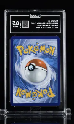 Pokemon Pikachu TCG Sv08: Surging Sparks EX Card 238/191 SIR TAG 8.5 Near Mint - Image 2