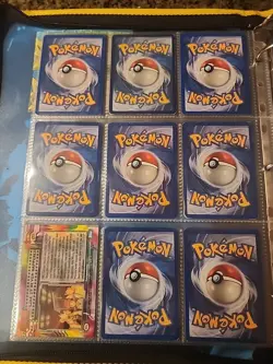 Pokemon Collection Binder Vintage Lot of Cards Holos Rares WoTC E-Reader Etc - Image 5