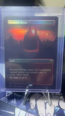 Haunted Ridge (Borderless) Innistrad: Midnight Hunt Foil - Image 1