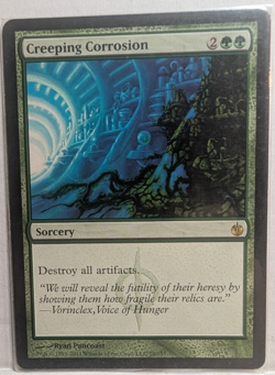 MTG Creeping Corrosion - Mirrodin Besieged #78 - Image 1