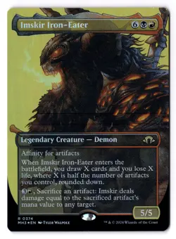 Imskir, Iron-Eater NM* FOIL BORDERLESS Modern Horizons 3 0374 mtg -UnltdCards - Image 1