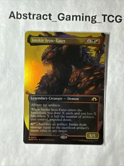 MTG - Imskir Iron-Eater - *FOIL* (MH3 #374) - Borderless - Modern Horizons 3 NM - Image 1