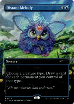 MTG Distant Melody () (Confetti Foil) Foil NM Secret Lair Drop Series Magic 2326 - Image 1