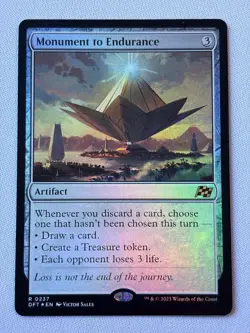 Monument of Endurance - FOIL - Aetherdrift - MTG LP Magic - Image 1