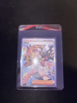 Pokemon TCG Hilda Trainer White Flare Holo Full Art SV 171/086 - Image 1