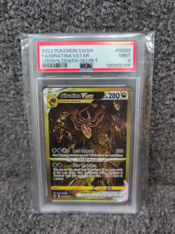 2023 POKEMON SWORD & SHIELD CROWN ZENITH SECRET FULL ART/GIRATINA VSTAR PSA 9 - Image 1