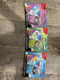 Pokemon TCG Prismatic Evolutions Tech Sticker Collection full box of 12 - Image 2
