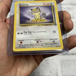 Pokemon Meowth 56/64 Jungle Unlimited - Common - WOTC Pokemon Vintage NM/MT TCG - Image 2