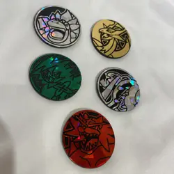 Lot of 5 Pokemon Coins - Image 1