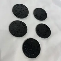 Lot of 5 Pokemon Coins - Image 2