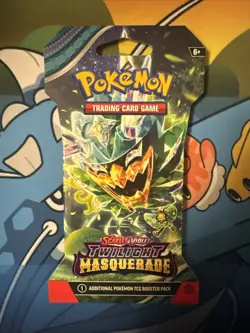 Pokemon Scarlet & Violet Twilight Masquerade Sleeved Booster Pack - Image 1