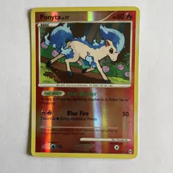 2009 POKEMON PLATINUM ARCEUS SH11 PONYTA-REVERSE FOIL - Image 1