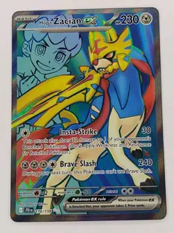 Hop's Zacian ex #176/159 SV09: Journey Together Ultra Rare Full Art Pokemon - Image 1
