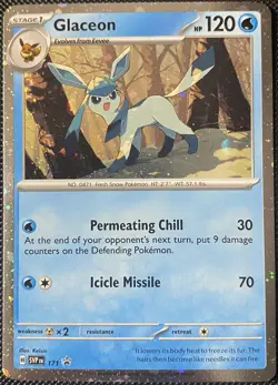 Glaceon 171 (Cosmos Holo) 171 Sv *Swirl* Promo (See Photos) Pokemon - Image 1