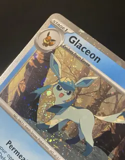 Glaceon 171 (Cosmos Holo) 171 Sv *Swirl* Promo (See Photos) Pokemon - Image 3
