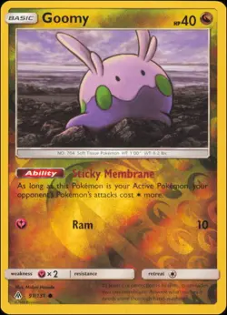 Pokemon - Goomy (91) #91/131 - SM - Forbidden Light Reverse Holo - Image 1