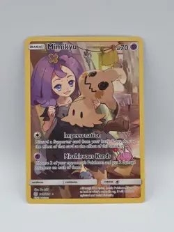 Pokemon TCG Mimikyu 245/236 SM-Cosmic Eclipse Holo Secret Rare Psychic - Image 1