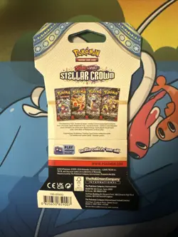Pokemon TCG Sleeved SCARLET & VIOLET Stellar Crown Booster Pack - New/Sealed - Image 2
