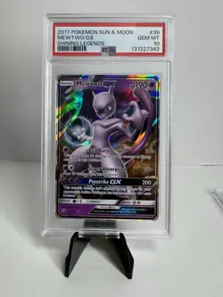 Pokemon Mewtwo GX 39/73 Shining Legends PSA 10 - Image 1
